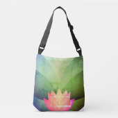 Lovely Lotus Flower Crossbody Tas (Voorkant)