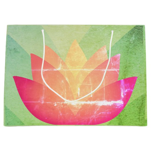 Lovely Lotus Flower Groot Cadeauzakje (Voorkant)