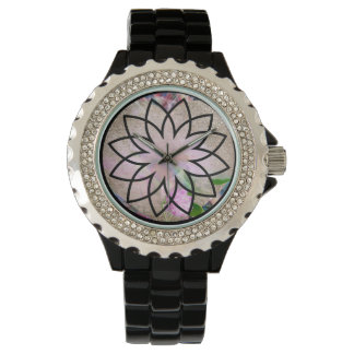 Lovely Lotus Flower Horloge