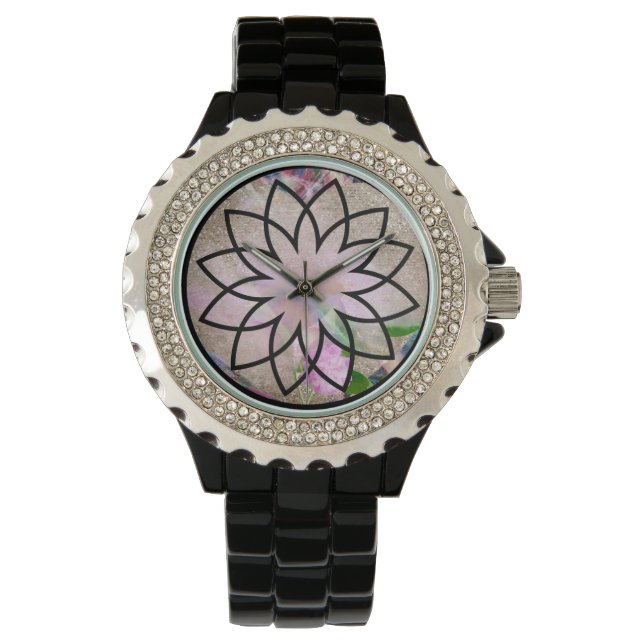 Lovely Lotus Flower Horloge (Voorkant)
