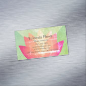 Lovely Lotus Flower Magnetisch Visitekaartje (Voorbeeld)