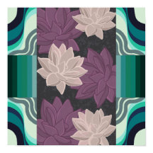 Lovely Lotus Flowers - Paarse Lotus en Roze Lotus