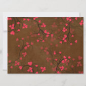 Lovely Lovers Wedding Kaart (Achterkant)