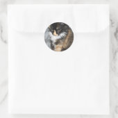 Lovely Lucy Bell Ronde Sticker (Tas)