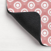 Lovely Mauve Funky Flower Mousepad Muismat (Hoek)