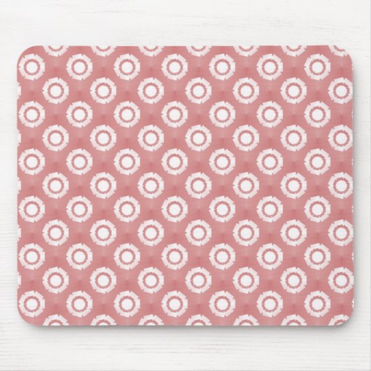 Lovely Mauve Funky Flower Mousepad Muismat (Voorkant)