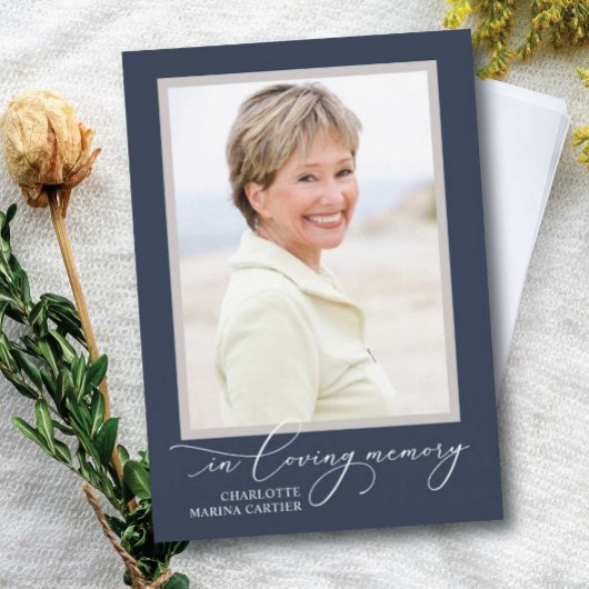 Lovely Memory Photo Folded Program Programma