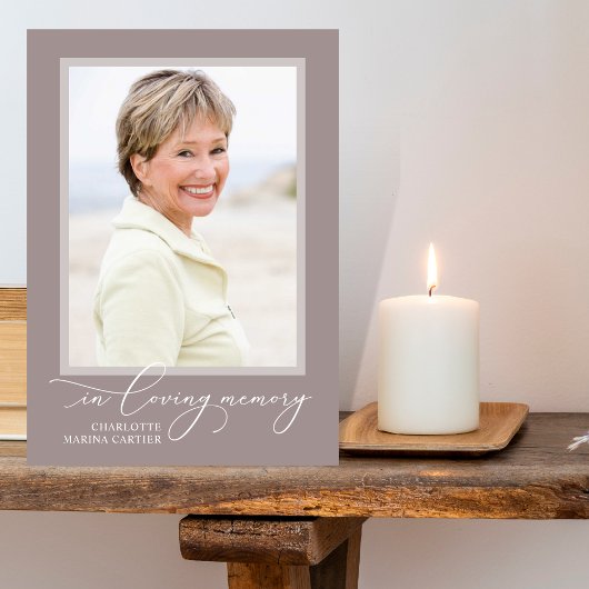 Lovely Memory Photo Folded Program Programma