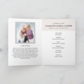 Lovely Memory Photo Folded Program Programma (Binnen)