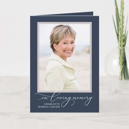 Lovely Memory Photo Folded Program Programma (Voorkant)