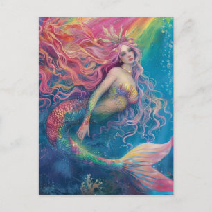 Lovely Mermaid Briefkaart