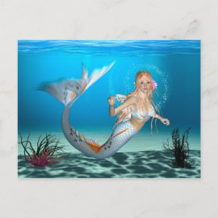 Lovely Mermaid Briefkaart