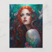 Lovely Mermaid Briefkaart (Voorkant)