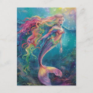 Lovely Mermaid Briefkaart
