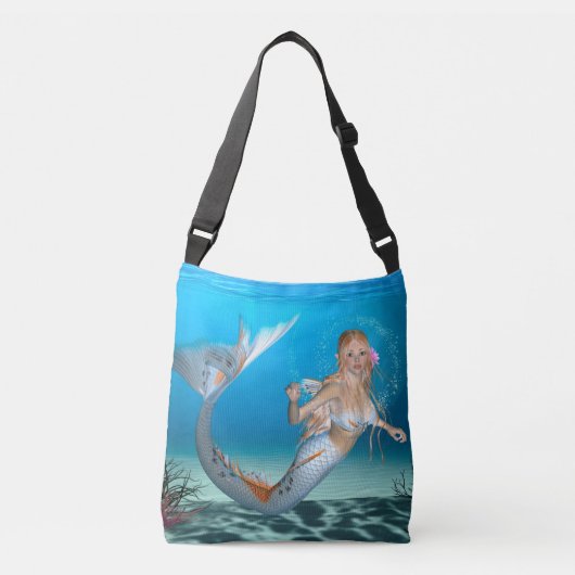 Lovely Mermaid Crossbody Tas (Voorkant)