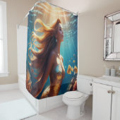 Lovely Mermaid Douchegordijn (In situ)