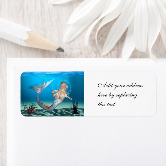 Lovely Mermaid Etiket (Insitu)