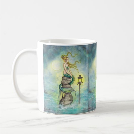 Lovely Mermaid met Moon en Lantern Koffiemok (Links)