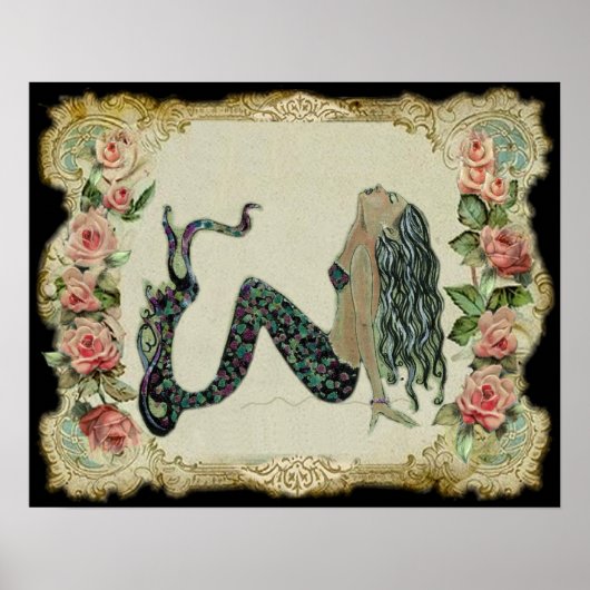 Lovely Mermaid Poster (Voorkant)