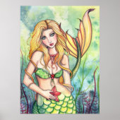 Lovely Mermaid Poster Afdrukken op Molly Harrison (Voorkant)