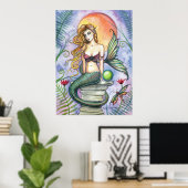 Lovely Mermaid Poster van Molly Harrison (Thuiskantoor)