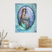 Lovely Mermaid Poster van Molly Harrison (Keuken)