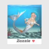 Lovely Mermaid Sticker (Vel)