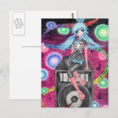 Lovely Miss Kora Briefkaart (Voorkant / Achterkant)