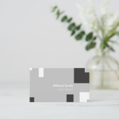 Lovely Modern Square Shapes Visitekaartje (Staand voorkant)