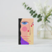 Lovely Nail Tech Visitekaartje Afsprakenkaartje (Staand voorkant)