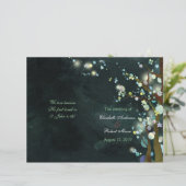Lovely Night Bi Fold Wedding Ceremony Programs (Staand voorkant)