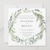 Lovely Olive en verlaat de officiële bruiloft Kaart (Voorkant)