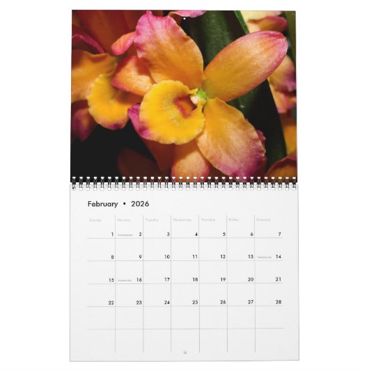 Lovely Orchids 2021 Agenda Kalender (Feb 2026)