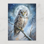 Lovely Owl Briefkaart (Voorkant)