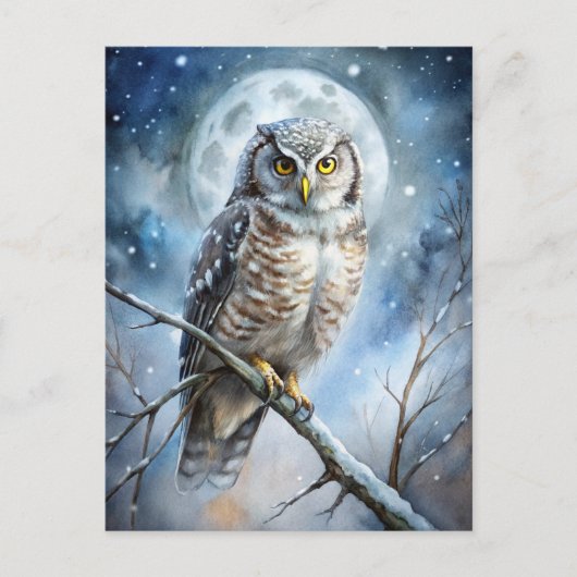 Lovely Owl Briefkaart (Voorkant)