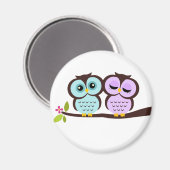 Lovely Owls Magneet (Voorkant / Achterkant)
