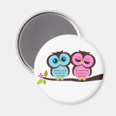 Lovely Owls Magneet (Voorkant / Achterkant)