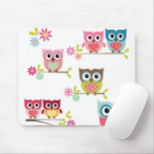 Lovely Owls Mousepad Muismat (Met muis)