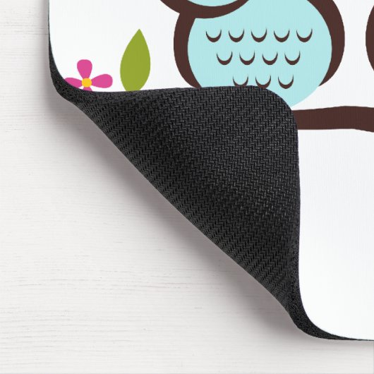 Lovely Owls Muismat (Hoek)