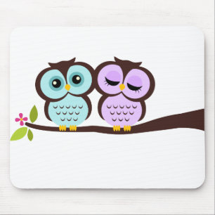 Lovely Owls Muismat
