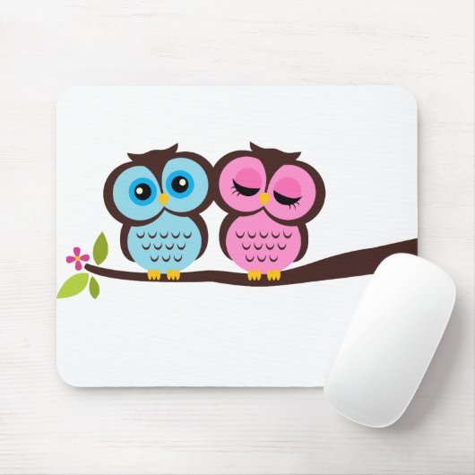 Lovely Owls Muismat (Met muis)