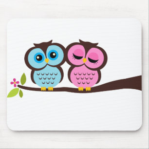 Lovely Owls Muismat
