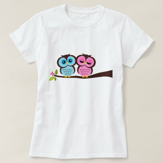 Lovely Owls T-shirt (Design voorkant)