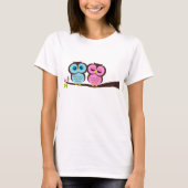 Lovely Owls T-shirt (Voorkant)