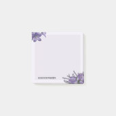 Lovely Paarse Campanula Post-it® Notes (Voorkant)