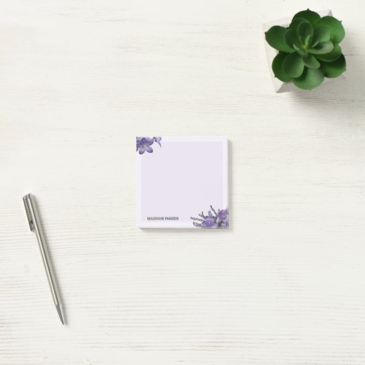 Lovely Paarse Campanula Post-it® Notes (Kantoor)