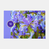 Lovely Paarse Irises in mei Persoonlijk Deurmat (Voorkant)