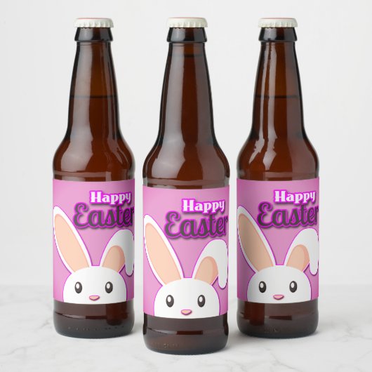 Lovely paaster Bunny 2 Bier Etiket (Flessen)