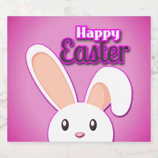 Lovely paaster Bunny 2 Bier Etiket (Enkel label)