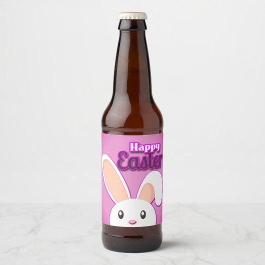 Lovely paaster Bunny 2 Bier Etiket (Voorkant)